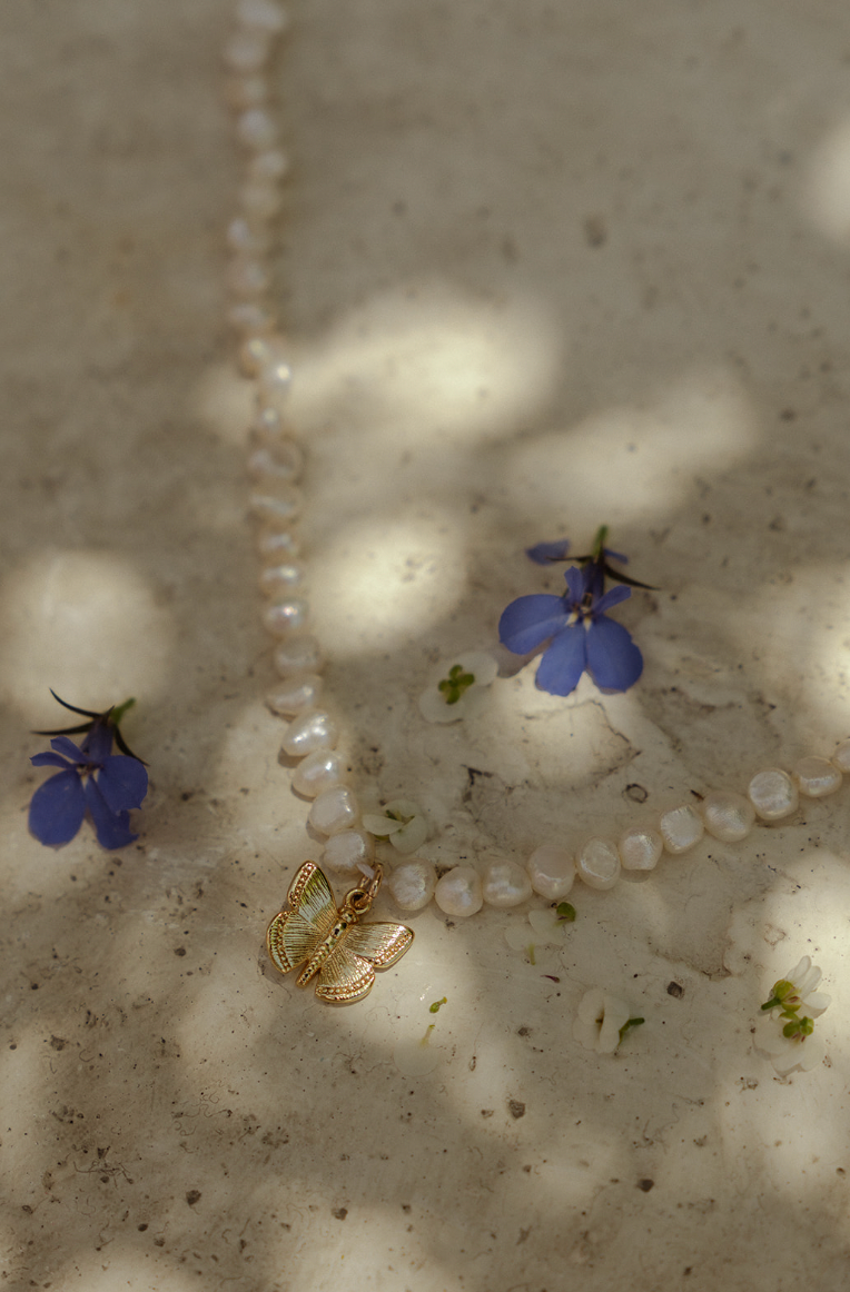 Pearl Charm Necklace