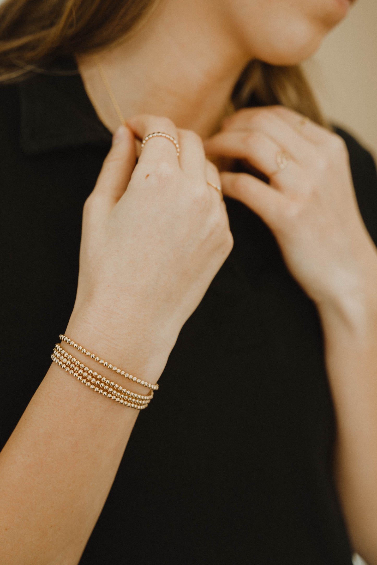 3mm Bella Beaded Bracelet Set