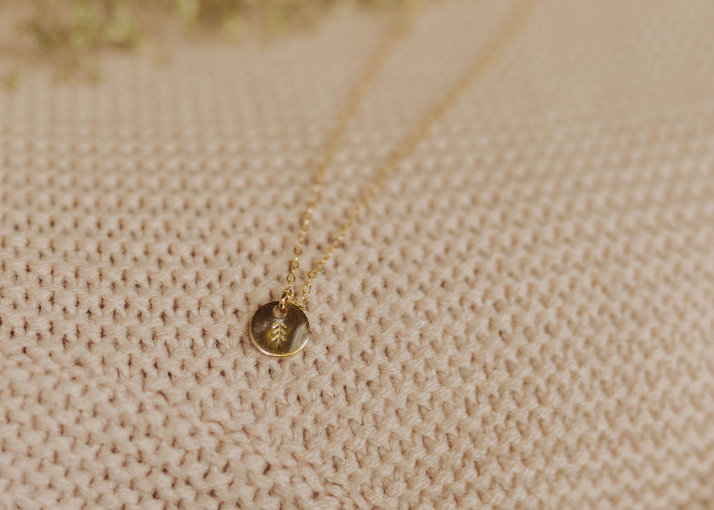 3/8" Symbol Disc Necklace