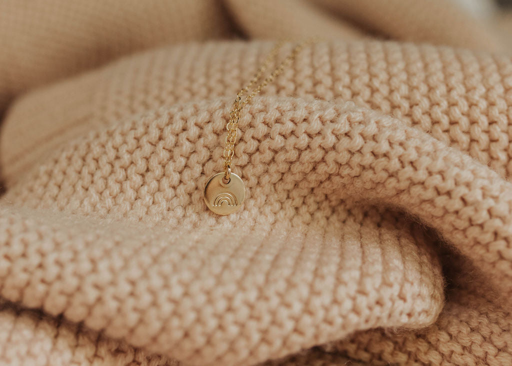 3/8" Symbol Disc Necklace