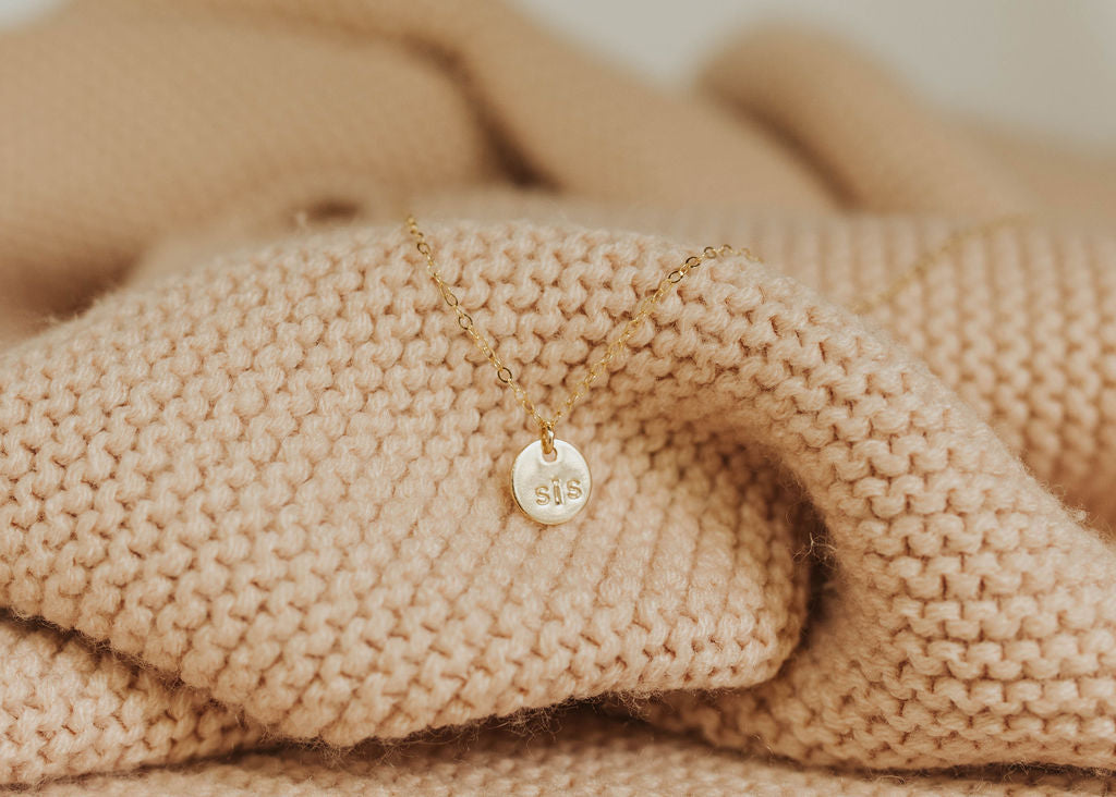 3/8" Symbol Disc Necklace