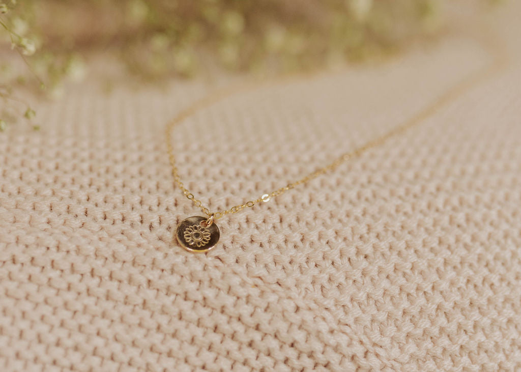 3/8" Symbol Disc Necklace