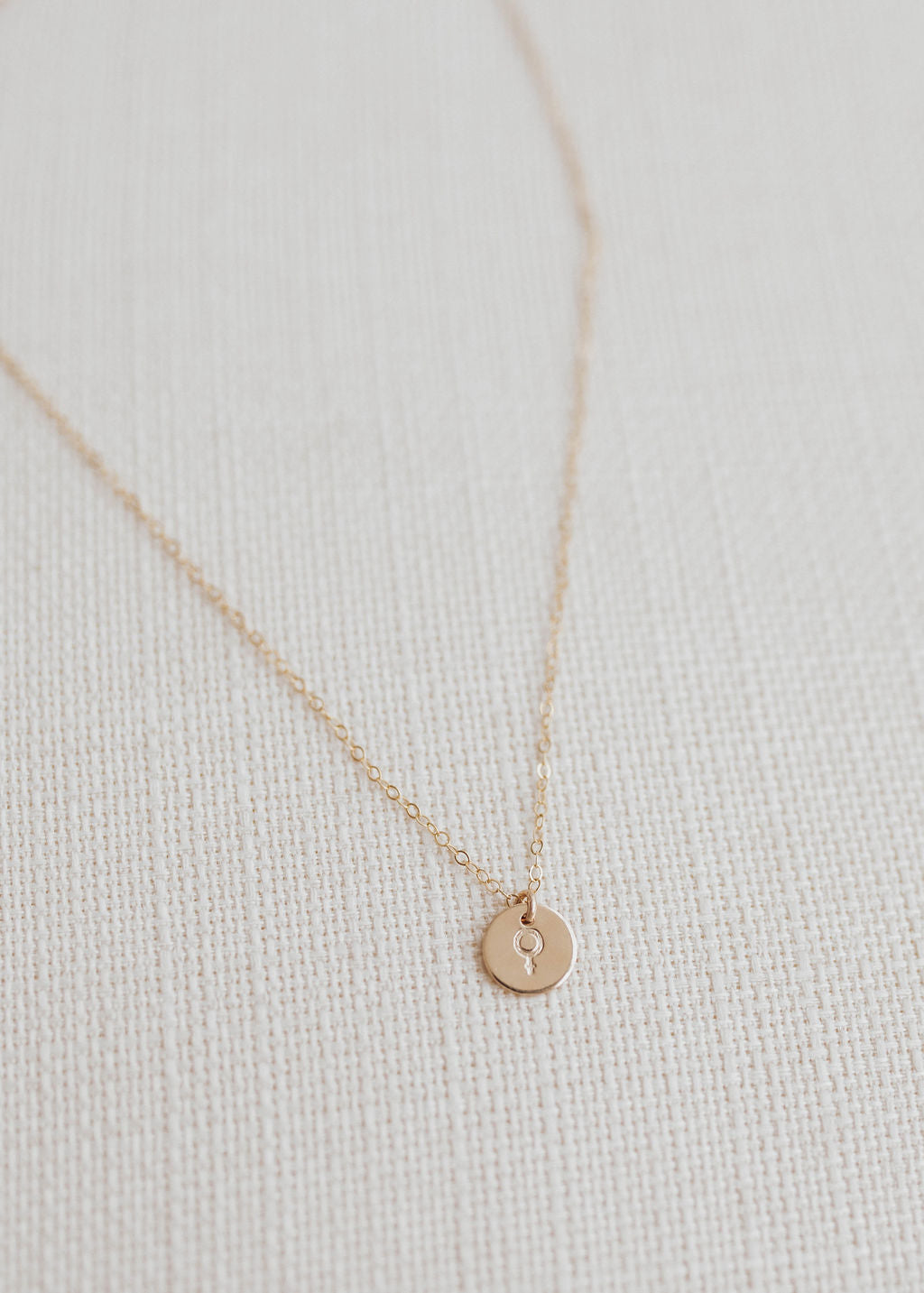 3/8" Symbol Disc Necklace