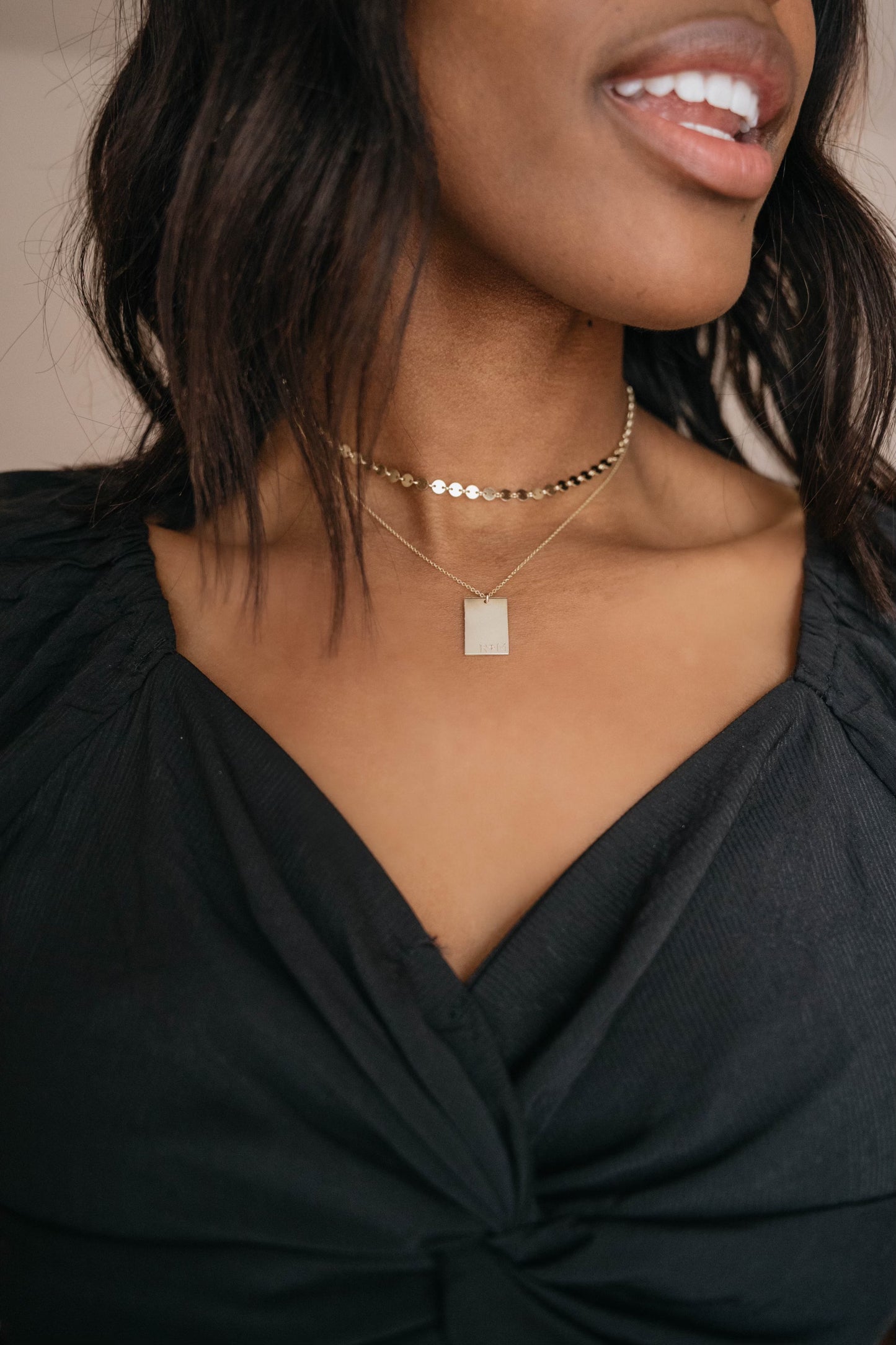 Serenna Rectangle Necklace